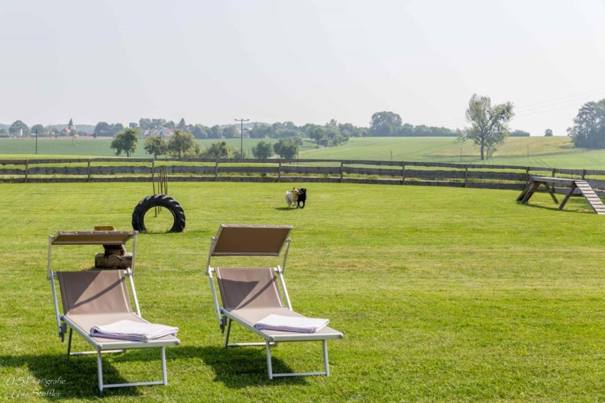 Ferienhaus S'Bunde Heisle Blaufelden Exterior foto