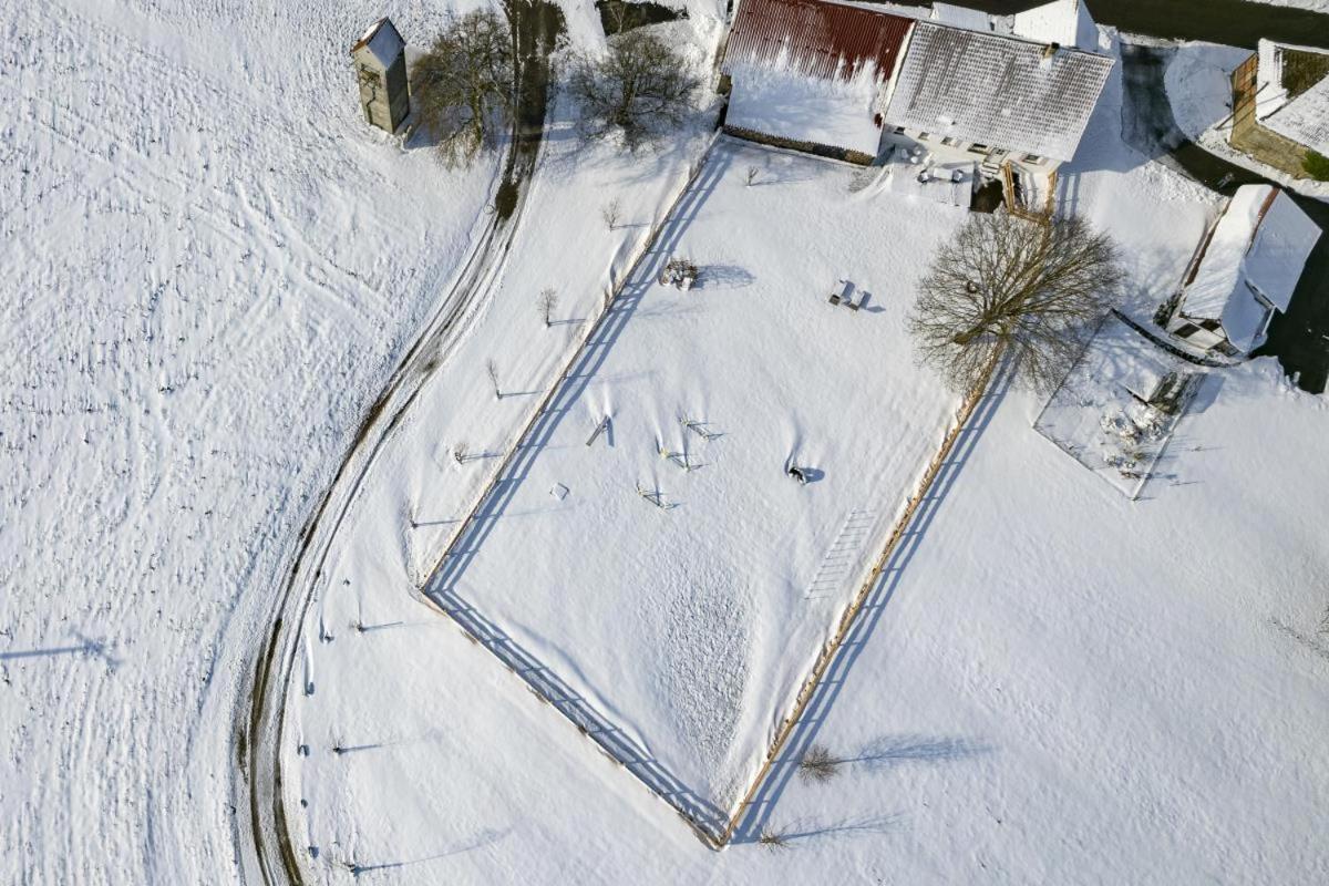 Ferienhaus S'Bunde Heisle Blaufelden Exterior foto