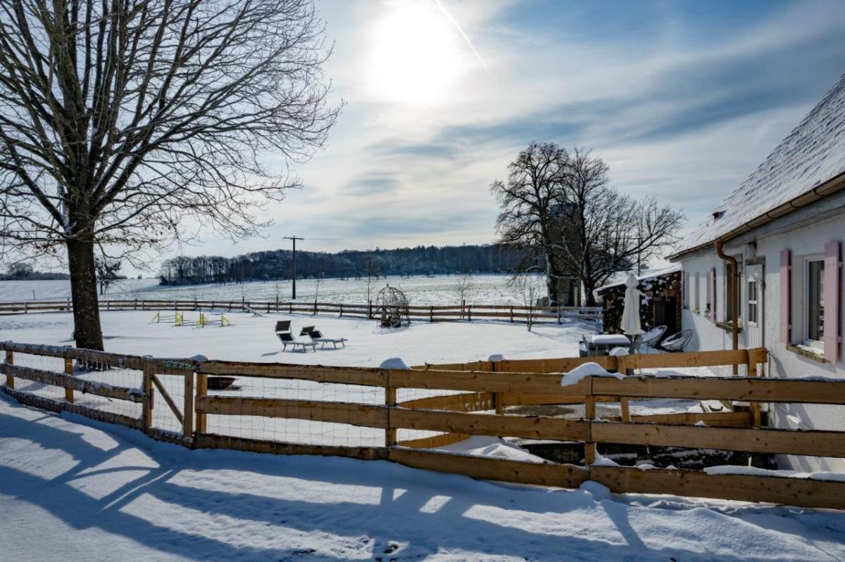 Ferienhaus S'Bunde Heisle Blaufelden Exterior foto