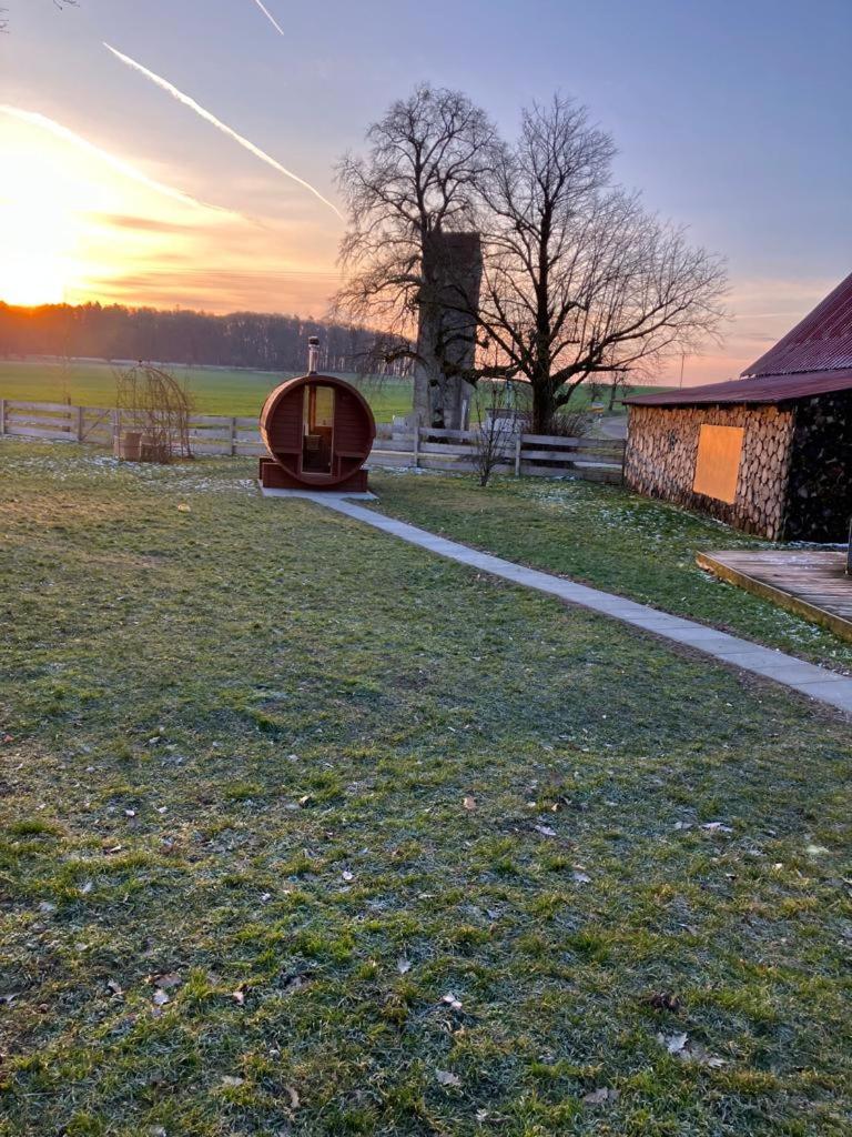Ferienhaus S'Bunde Heisle Blaufelden Exterior foto